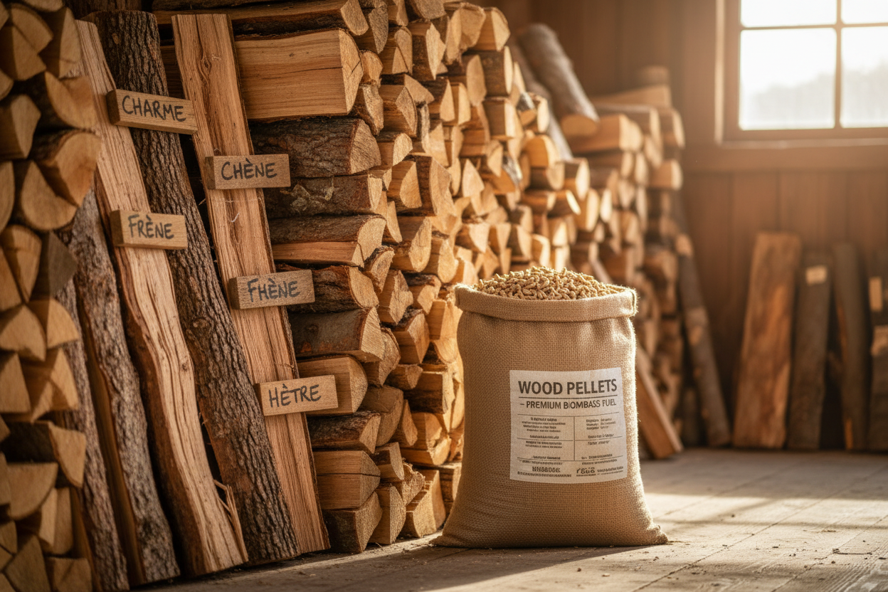 une image de fond :

Bois de Chauffage charme chene frene hetre pellet ensemble 

Résolution recommandée → 1080 x  1920