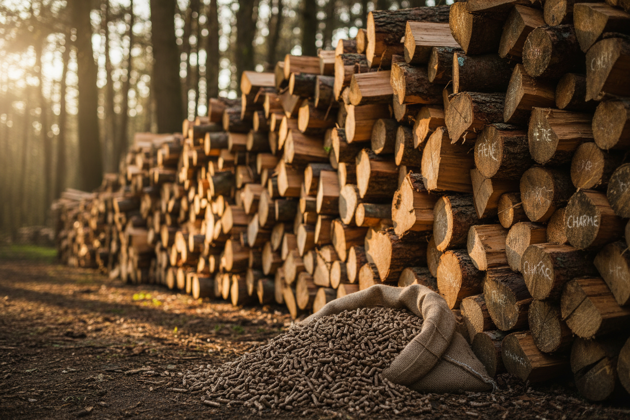 une image de fond :

Bois de Chauffage charme chene frene hetre pellet

Résolution recommandée → 1920 x 1080. 